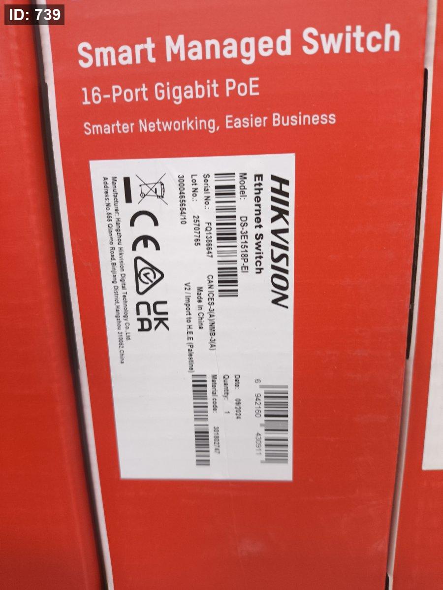 DS-3E1518P-EI PoE Switch 16-Port 1GB מנוהל