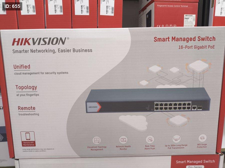 מתג DS-3E1518P-EI/M POE SWITSH 16-Port 1GB מנוהל