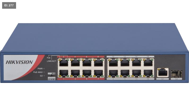 מתג DS-3E0318P-E/M עם POE