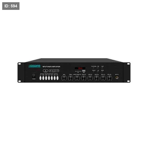 MP265U 650W 6 אזורים USB/SD/FM מיקסר מגבר