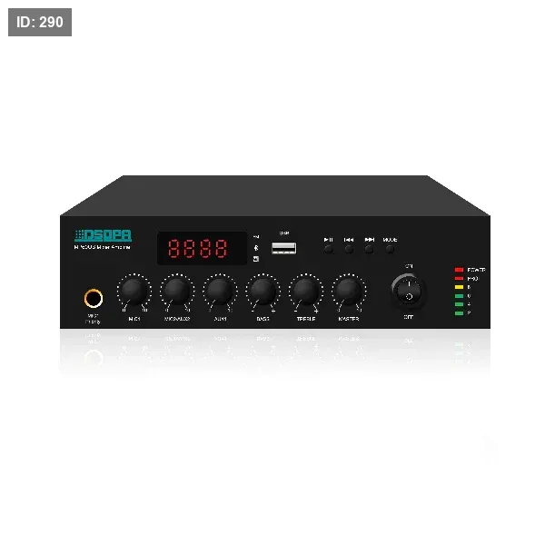 MP60UB 60W מיני מיקסר דיגיטלי מגבר עם USB ובלוטות'