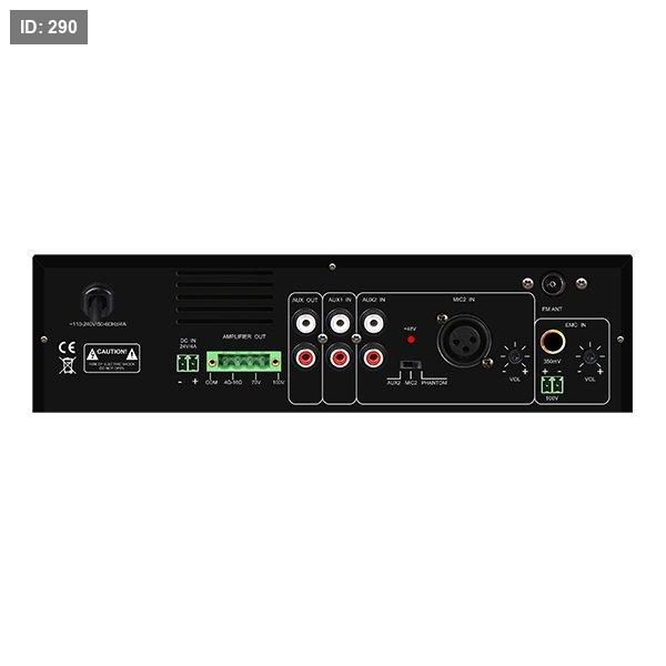 MP60UB 60W מיני מיקסר דיגיטלי מגבר עם USB ובלוטות'
