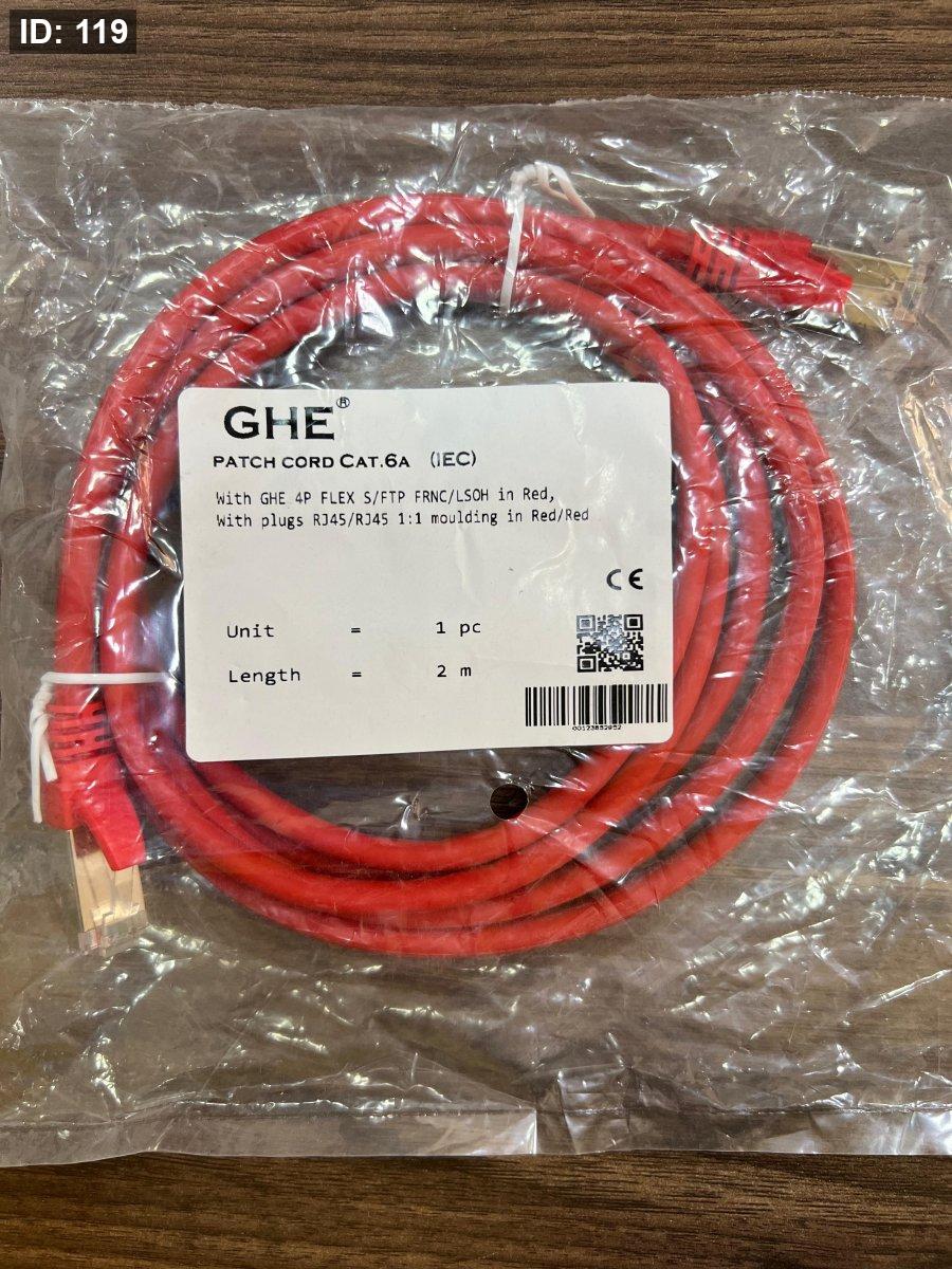 GHE P.Cord 2M CAT6A COOPER FLUKE מבחן