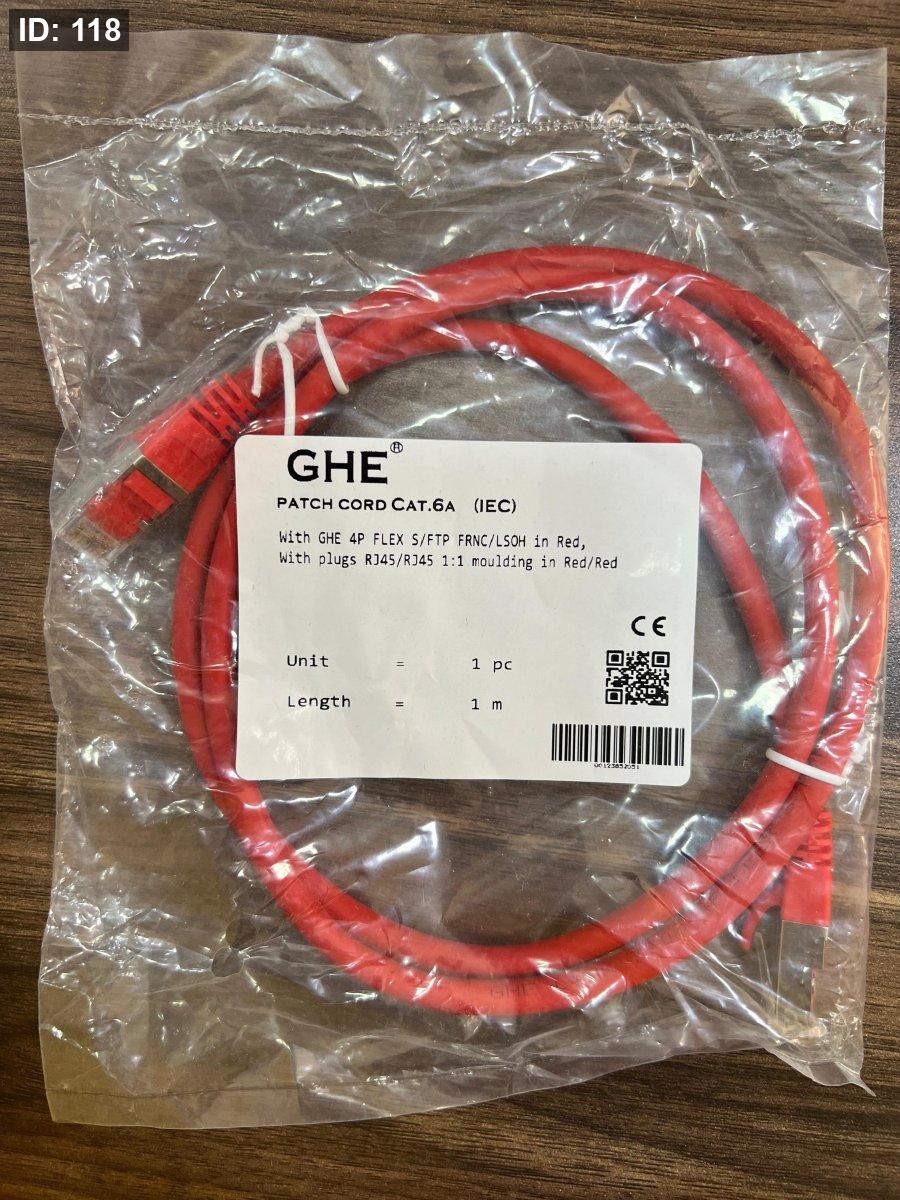 GHE P.Cord 1M CAT6A COOPER FLUKE מבחן