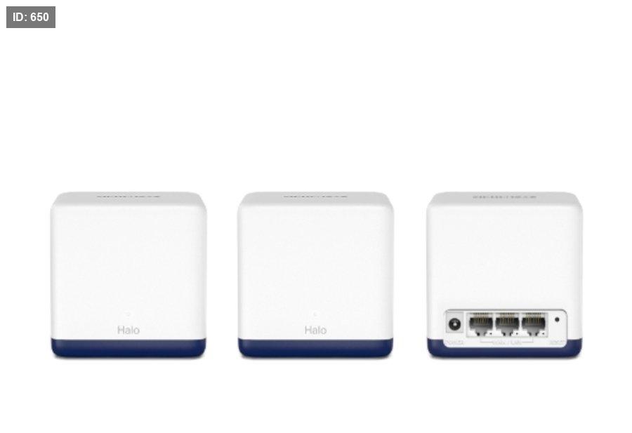 Mercusys mesh Halo H50G AC1900 חבילה של 3