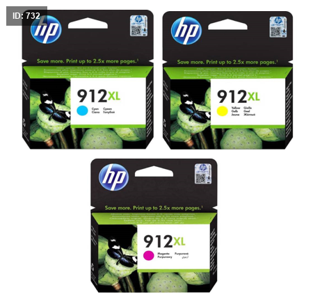 דיו למדפסת HP-912XL