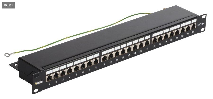 CAT6A FTP 24 יציאות FULL PATCH PANEL FTP FULL