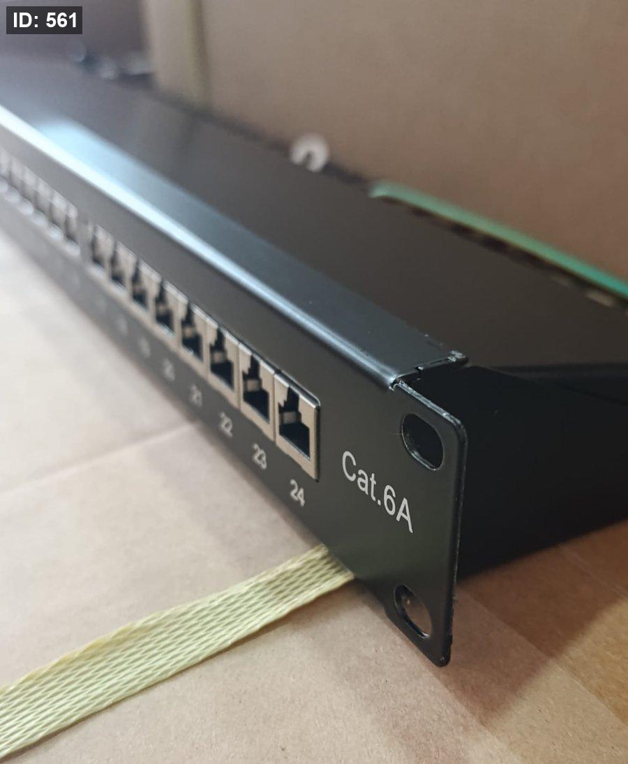 CAT6A FTP 24 יציאות FULL PATCH PANEL FTP FULL