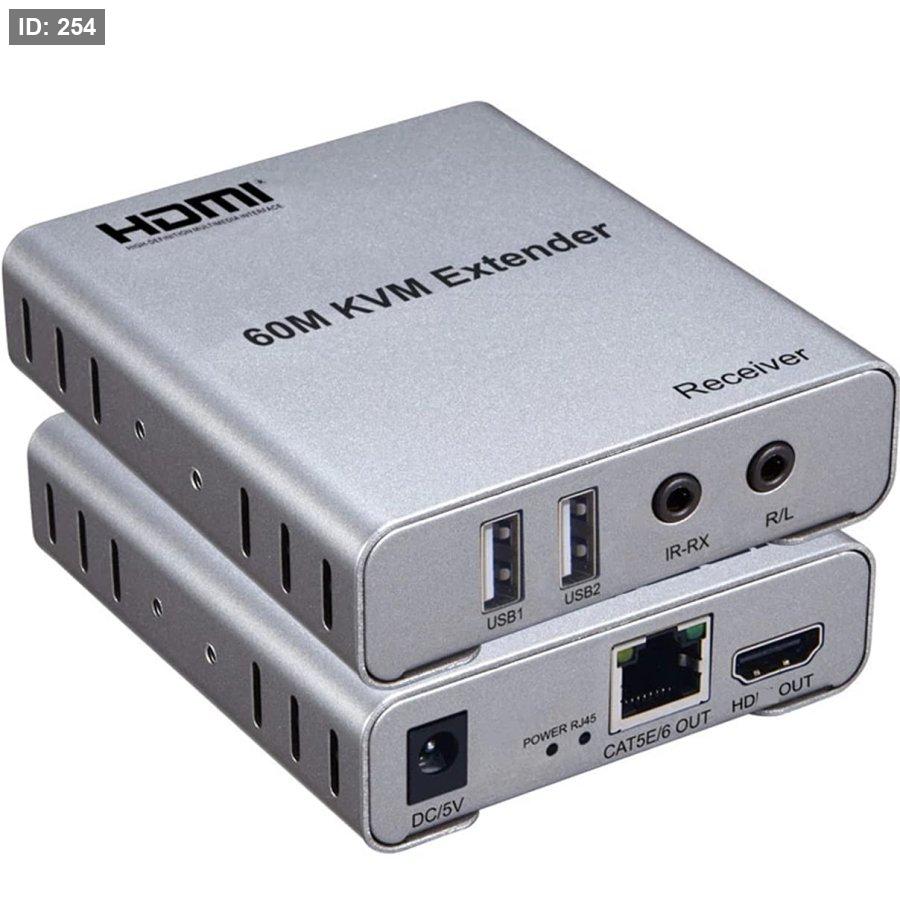 HDMI Extender KVM 60M עם IR 1080p