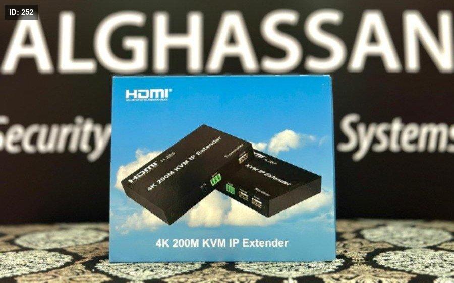 4K KVM IP EXTENDER 200M עם עכבר