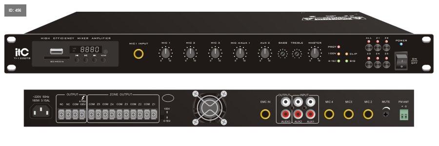 ITC T-500DTB מגבר מיקסר דיגיטלי 500W