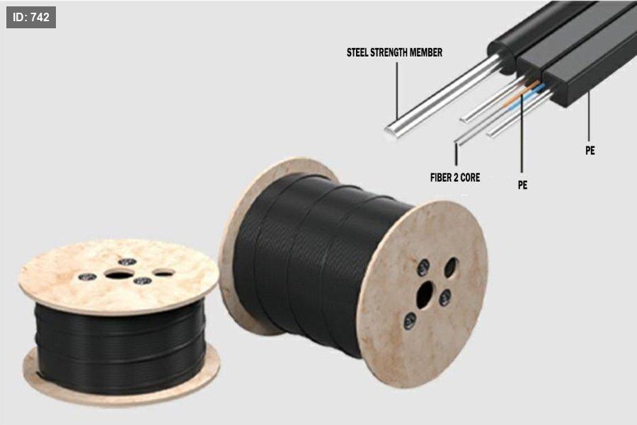 GHE LINK FIBER FTTH Cable GJYXCH 2 Core (SM)