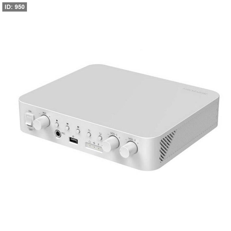 DS-QAE1A80G1-VB 80W 2-Zone רשת מגבר