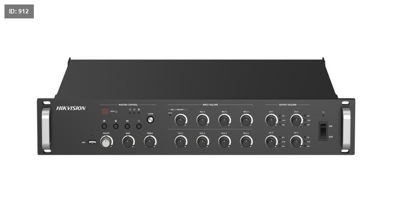 מגבר רשת DS-QAZ1A1000G1-VB4 1000W 6 אזורים