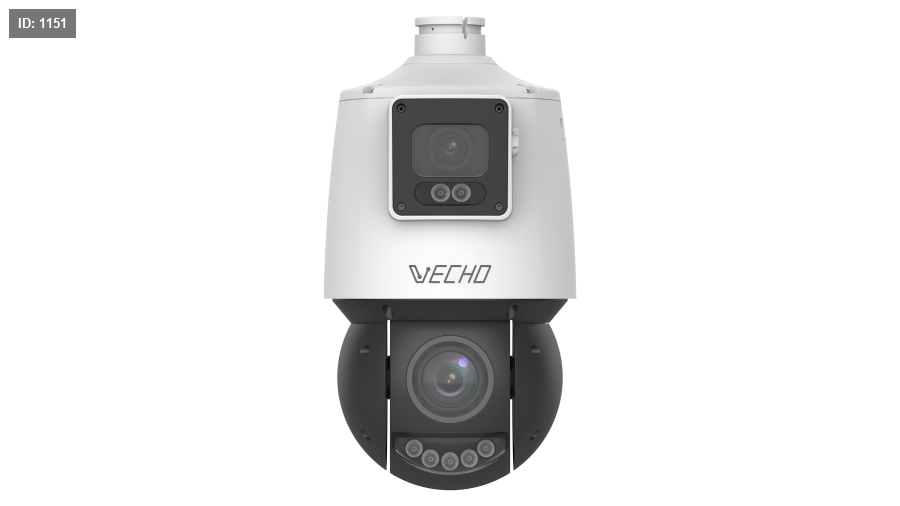 PTZ VEC-IPP244X25-LED-AI 25X 4MP + 4MP