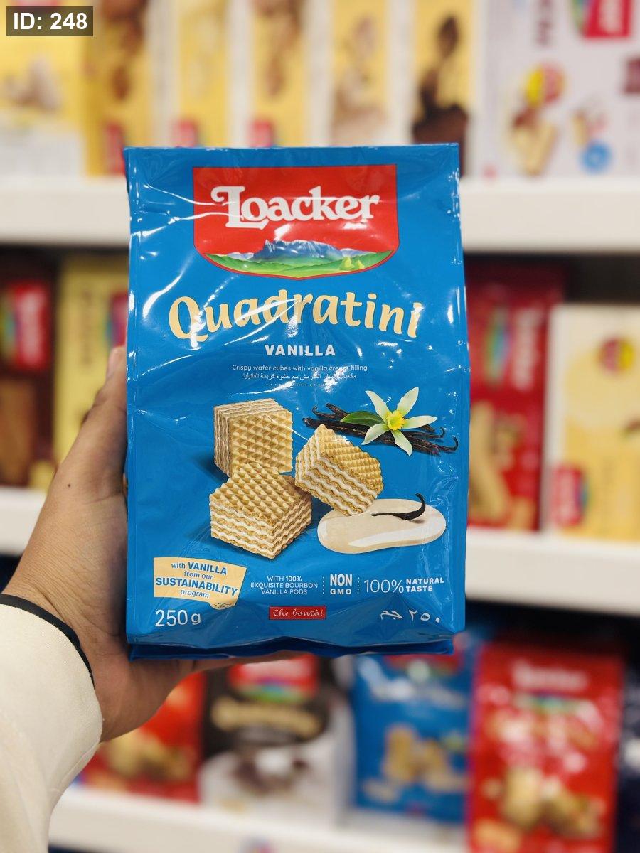 Loacker Quadratini 250 גרם
