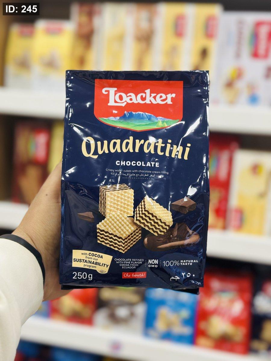 Loacker Quadratini 250 גרם