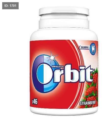 מסטיק ללא סוכר בטעם תות