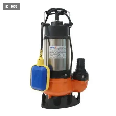 משאבת מים טבולה מפלדת אל חלד 1 HP, חור בגודל 2 אינץ'